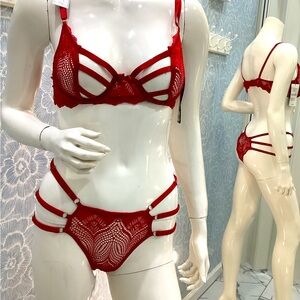 Lingerie Set Sexy Underwired Push Up Bra and Panty Set Two Piece Lingerie